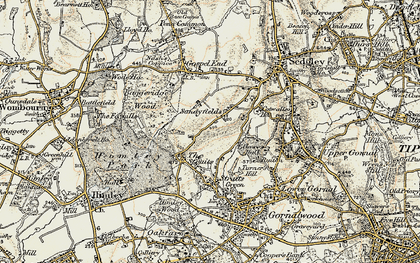 Old map of The Straits in 1902