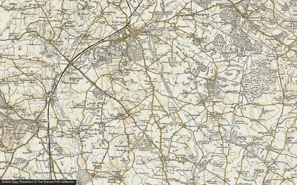 Old Map of The Sydnall, 1902 in 1902
