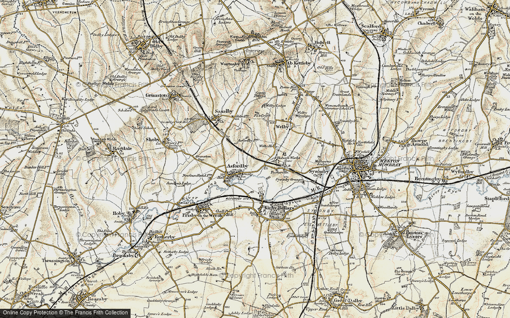 Old Map of The Valley, 1901-1903 in 1901-1903