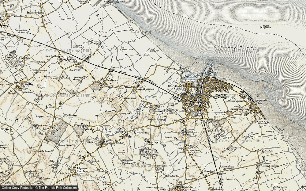 Old Map of The Willows, 1903-1908 in 1903-1908