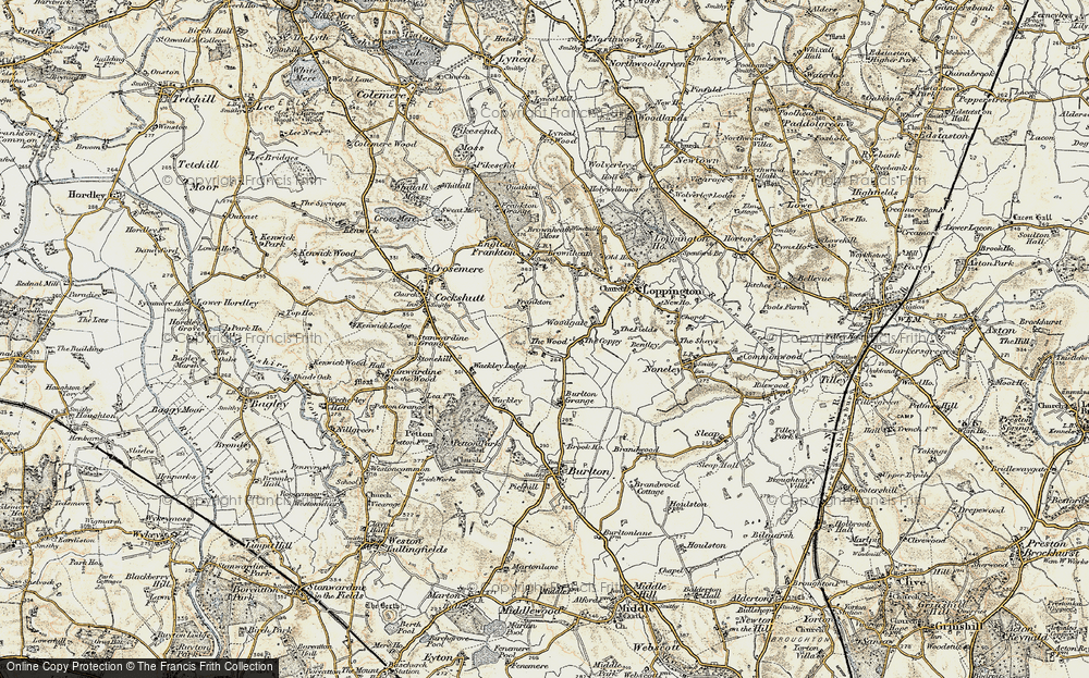 Old Map of The Wood, 1902 in 1902