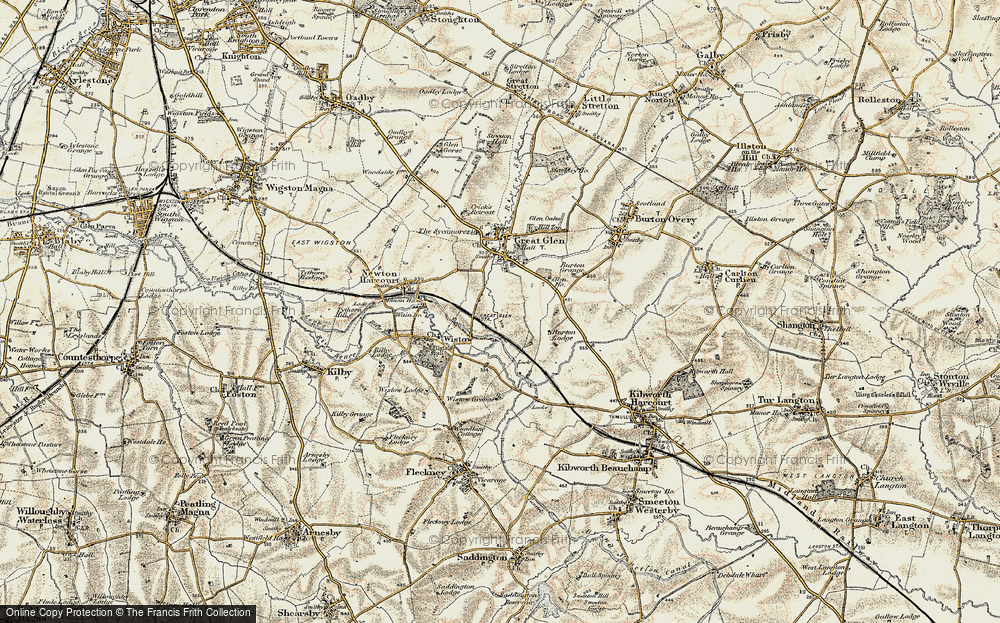 Old Map of The Woodlands, 1901-1903 in 1901-1903