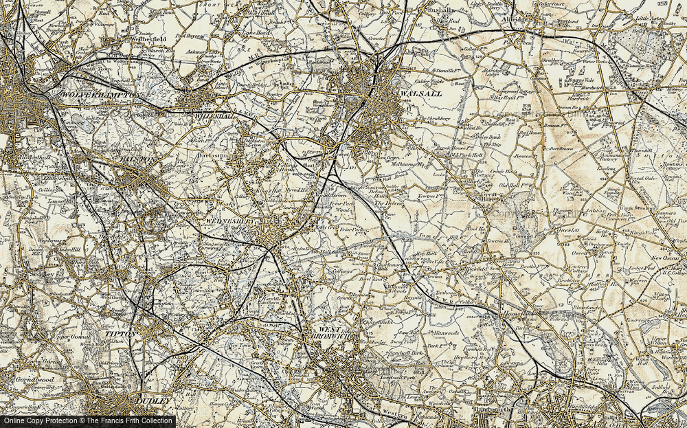 Old Map of The Woods, 1902 in 1902