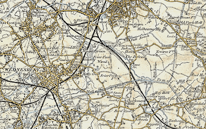 Old map of The Woods in 1902