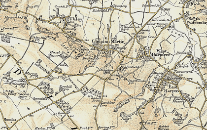 Old map of The Wrangle in 1899