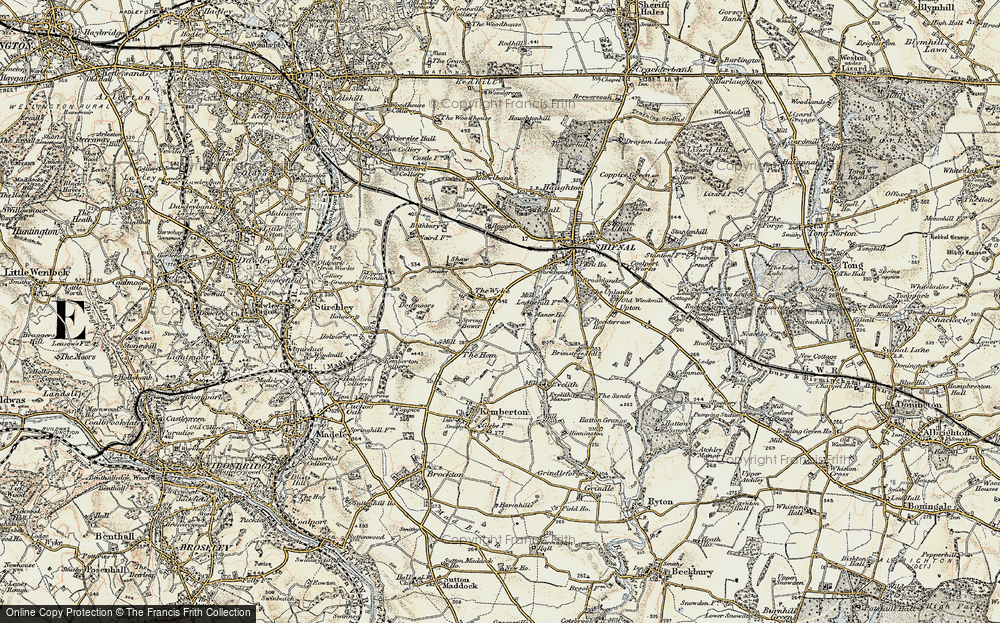 Old Map of The Wyke, 1902 in 1902