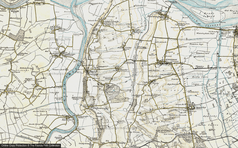 Old Map of Thealby, 1903 in 1903