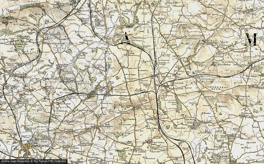Old Map of Thinford, 1901-1904 in 1901-1904