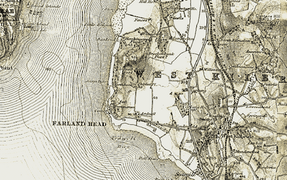 Old map of Thirdpart in 1905-1906