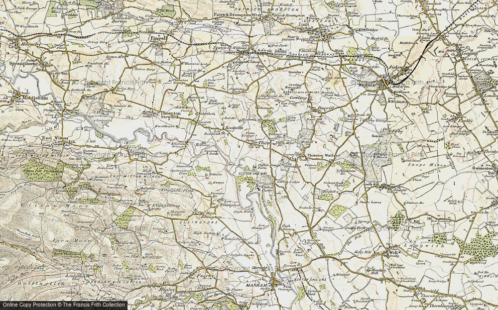 Old Map of Thirn, 1903-1904 in 1903-1904