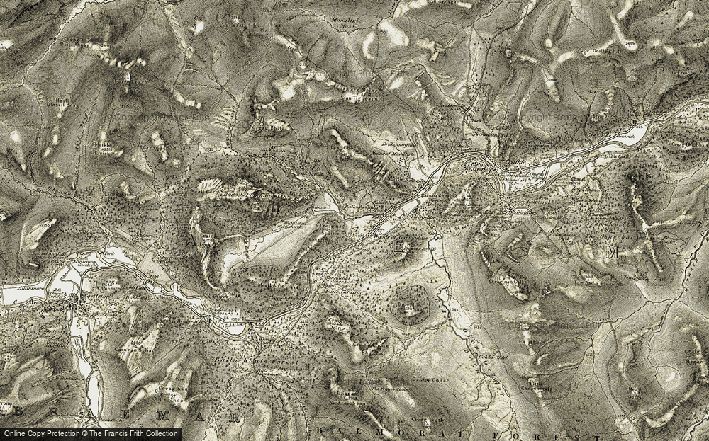 Old Map of Thistledae, 1908 in 1908