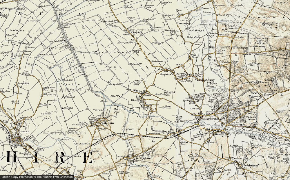 Thistley Green, 1901