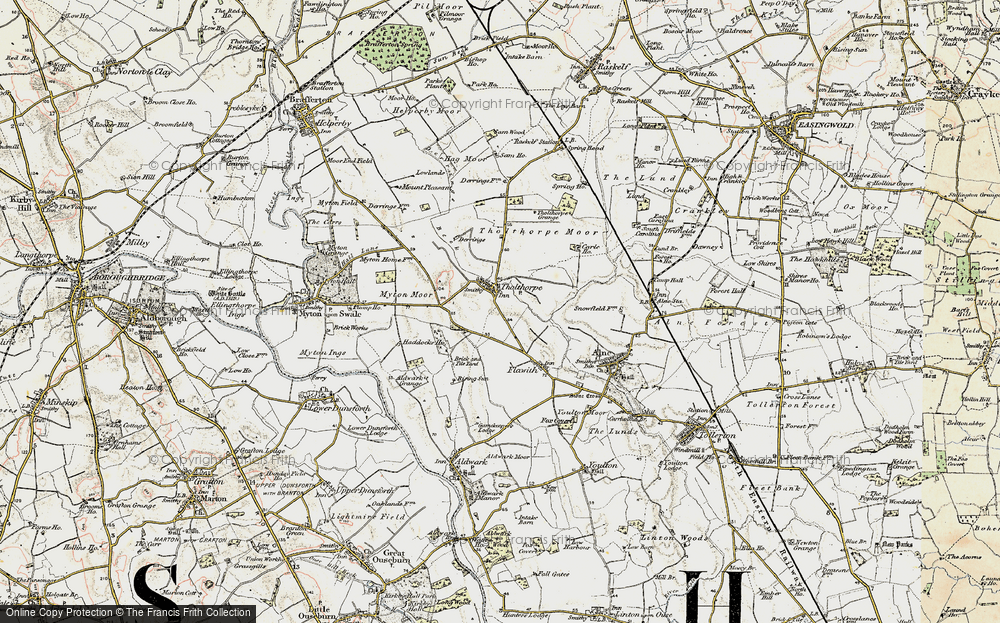 Old Map of Tholthorpe, 1903-1904 in 1903-1904