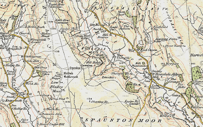 Old map of Thorgill in 1903-1904