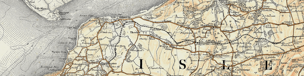 Old map of Wilmingham in 1899-1909