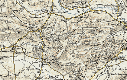 Old map of Evancoyd in 1900-1903