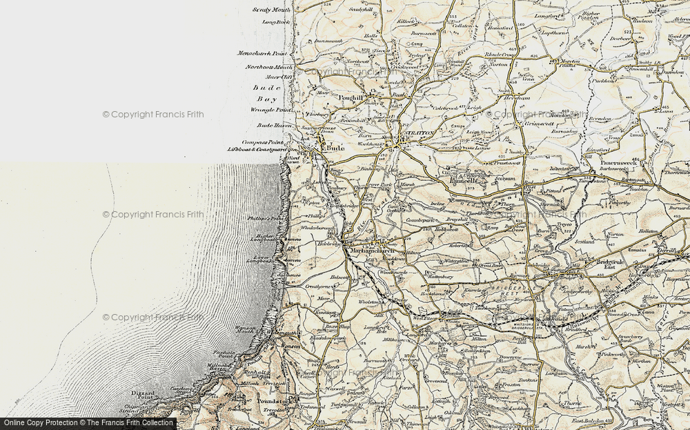 Old Map of Thorne, 1900 in 1900