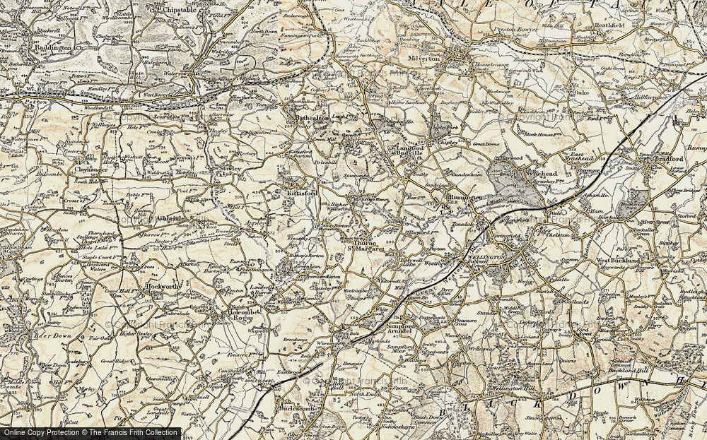Old Map of Thorne St Margaret, 1898-1900 in 1898-1900