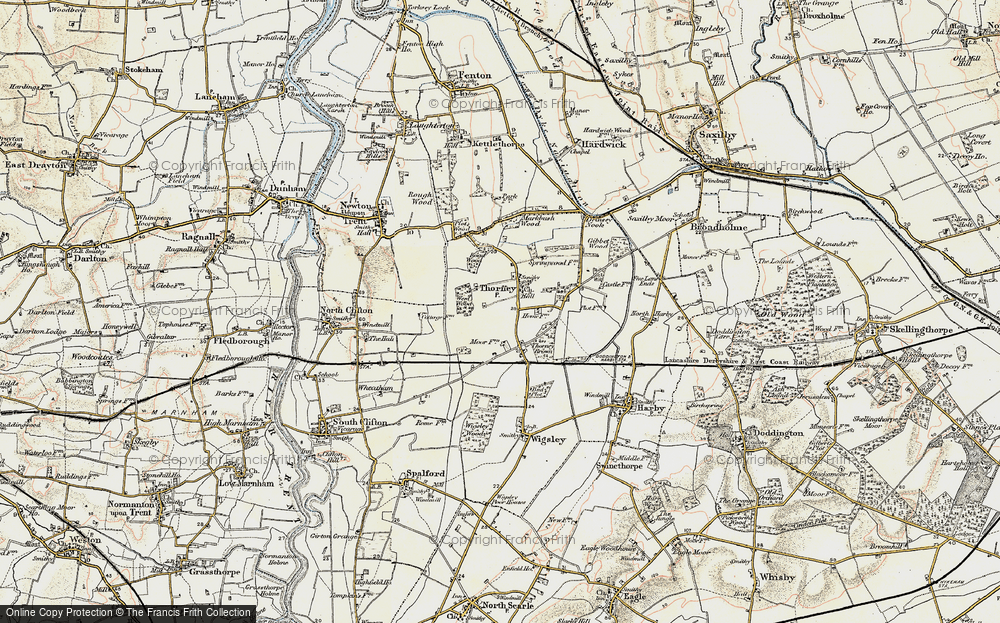 Old Map of Thorney, 1902-1903 in 1902-1903