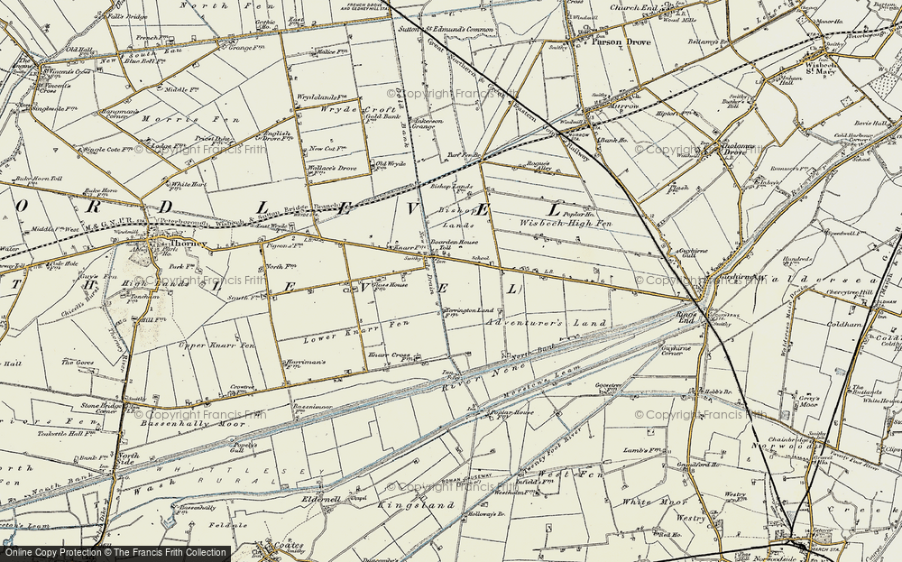 Old Map of Historic Map covering Adventurers' Land in 1901-1902