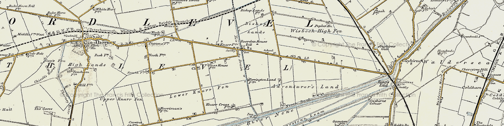 Old map of Adventurers' Land in 1901-1902