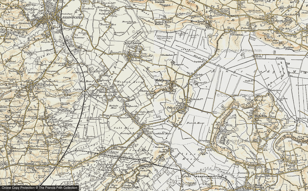 Old Map of Thorngrove, 1898-1900 in 1898-1900