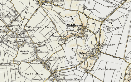 Old map of Thorngrove in 1898-1900