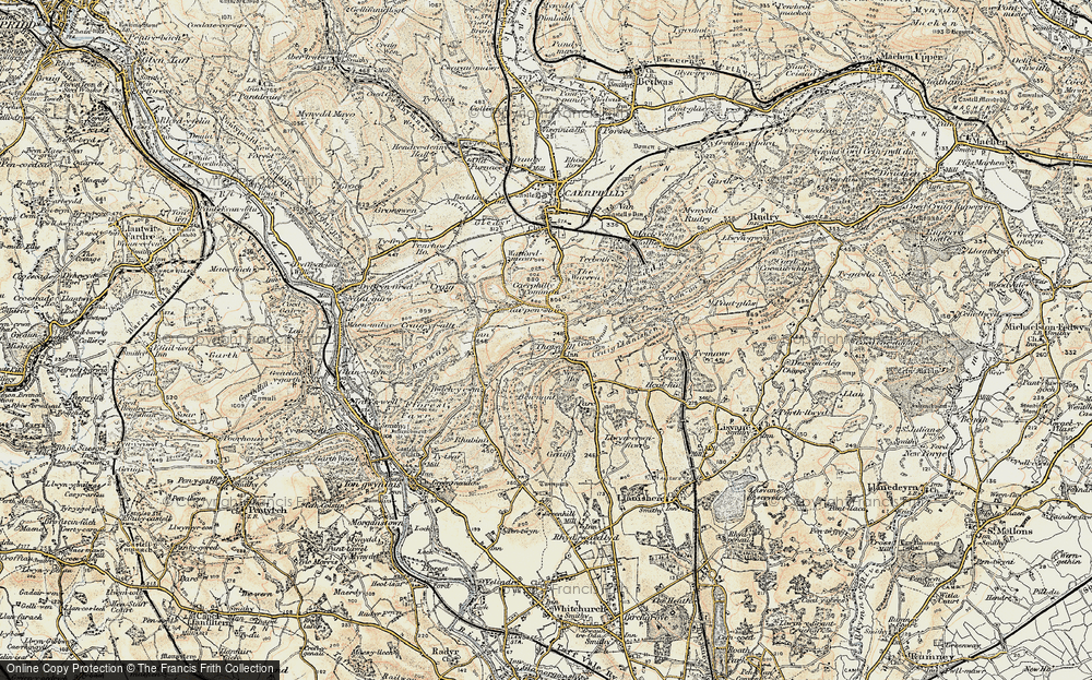 Old Map of Thornhill, 1899-1900 in 1899-1900
