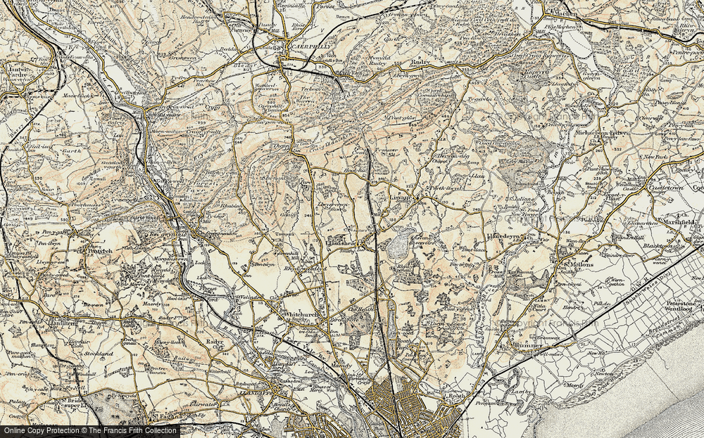 Old Map of Thornhill, 1899-1900 in 1899-1900