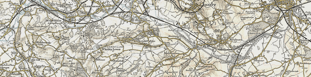 Old map of Thornhill in 1903