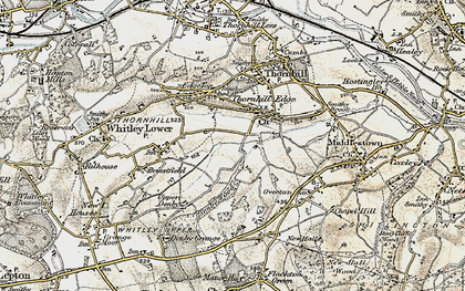 Old map of Thornhill Edge in 1903