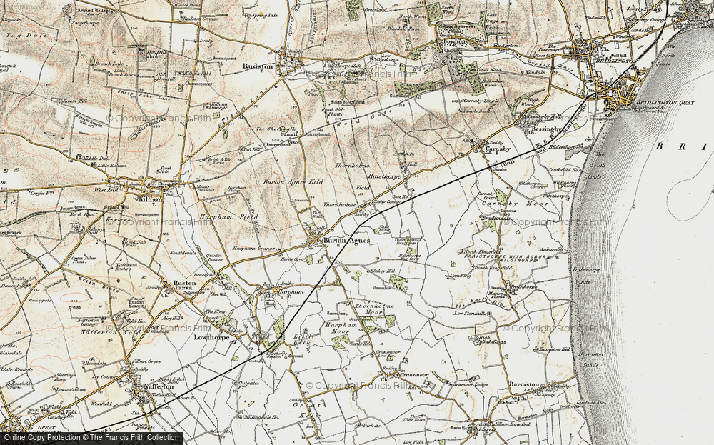 Old Map of Thornholme, 1903-1904 in 1903-1904
