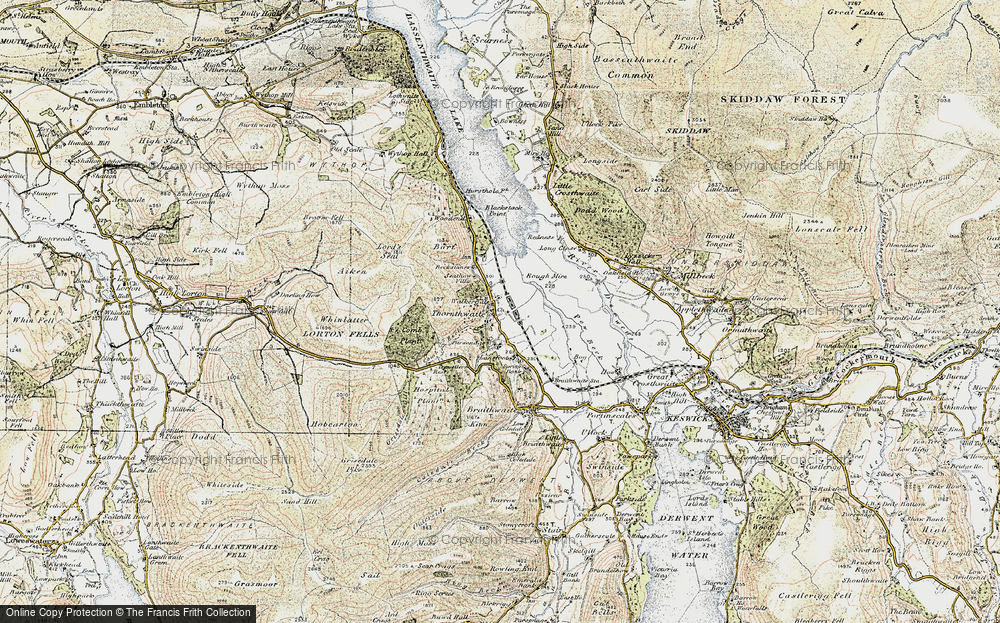 Old Map of Thornthwaite, 1901-1904 in 1901-1904