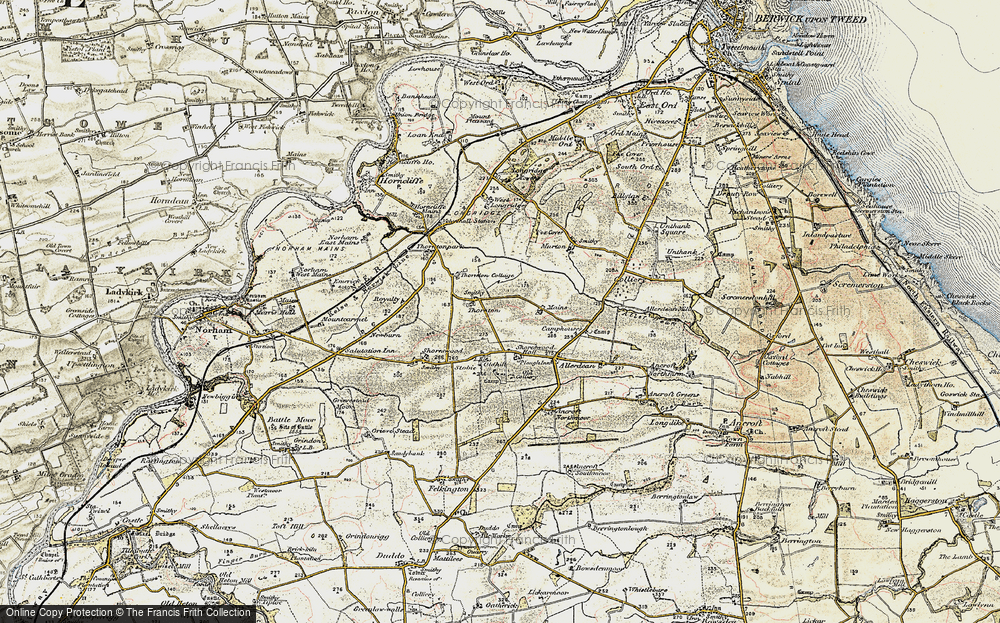 Old Map of Thornton, 1901-1903 in 1901-1903