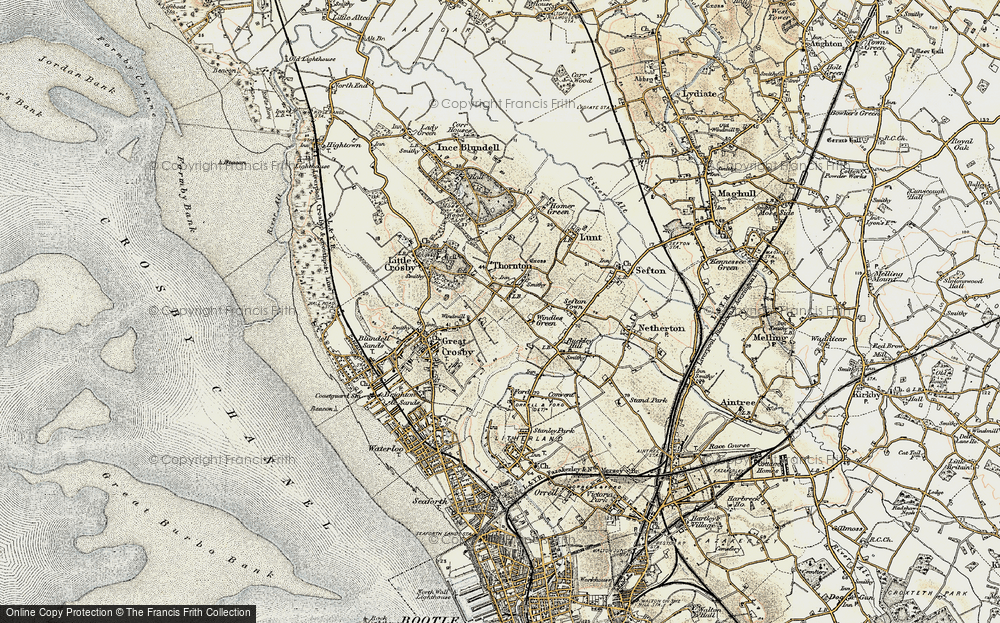 Old Map of Thornton, 1902-1903 in 1902-1903