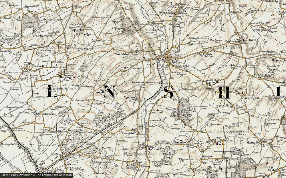 Old Map of Thornton, 1902-1903 in 1902-1903