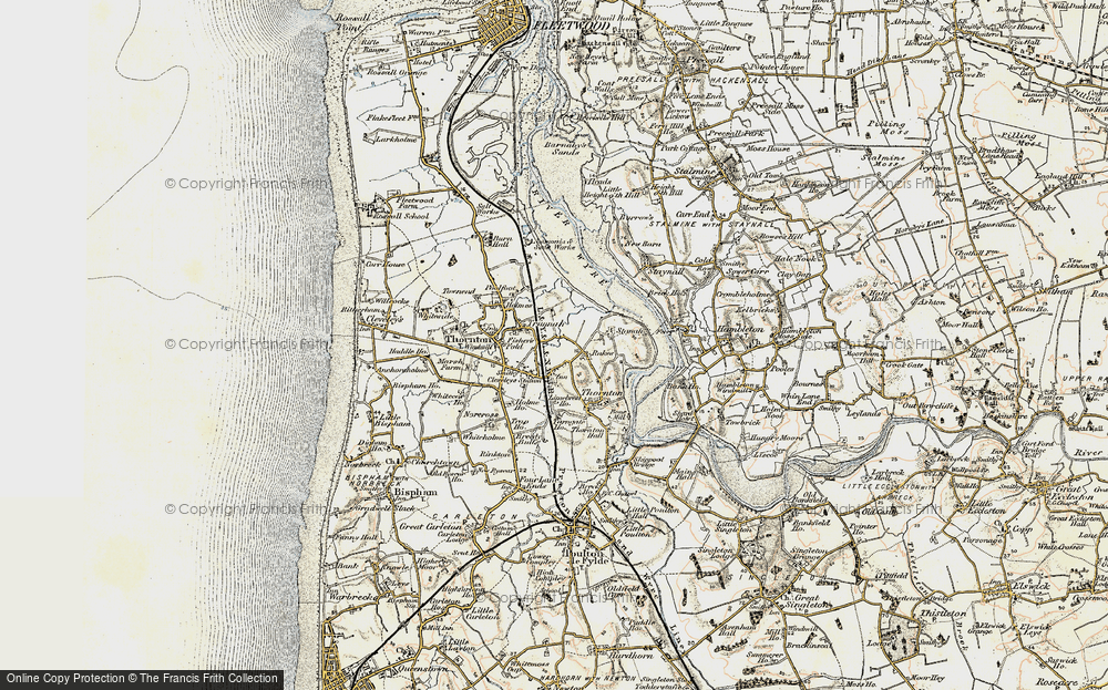 Old Map of Thornton, 1903-1904 in 1903-1904