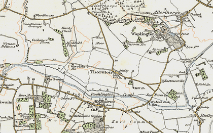 Old map of Allerthorpe Common in 1903