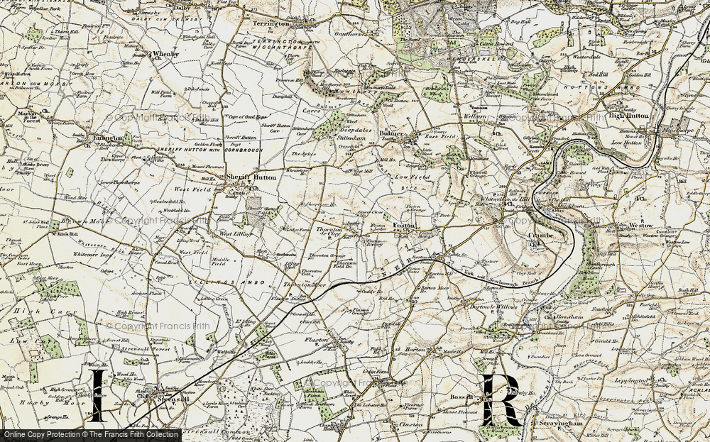 Old Map of Thornton-le-Clay, 1903-1904 in 1903-1904