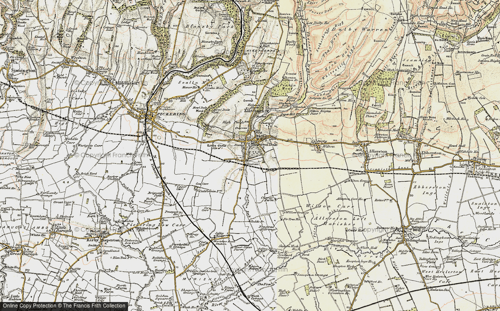 Old Map of Historic Map covering Buffitt in 1903-1904