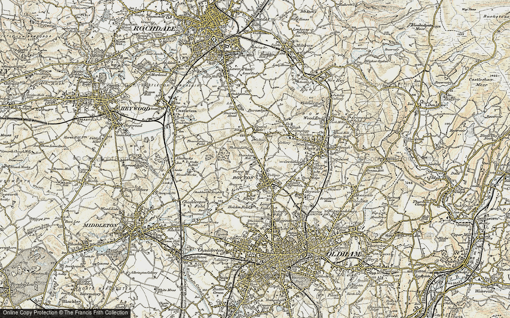 Old Map of Thorp, 1903 in 1903