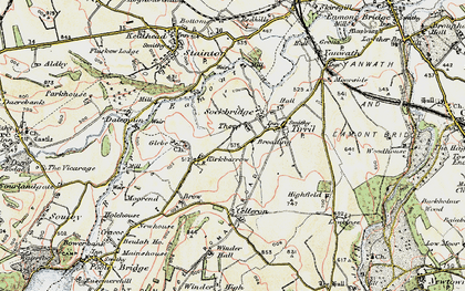 Old map of Broad Ing in 1901-1904