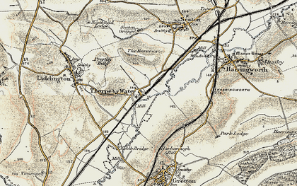 Old map of Barrows, The in 1901-1903