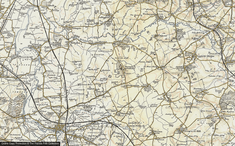 Old Map of Thorpe Constantine, 1902 in 1902