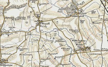 Old map of Windyridge in 1902-1903