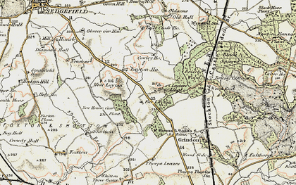 Old map of Brierley Wood in 1903-1904