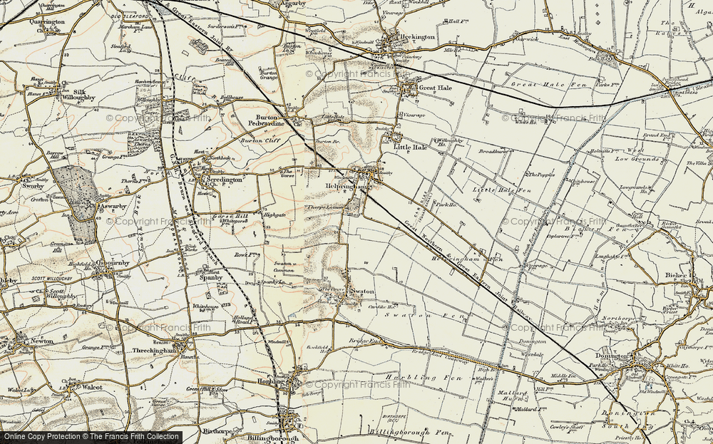 Old Map of Thorpe Latimer, 1902-1903 in 1902-1903