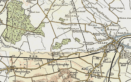 Old map of Thorpe Wood in 1903