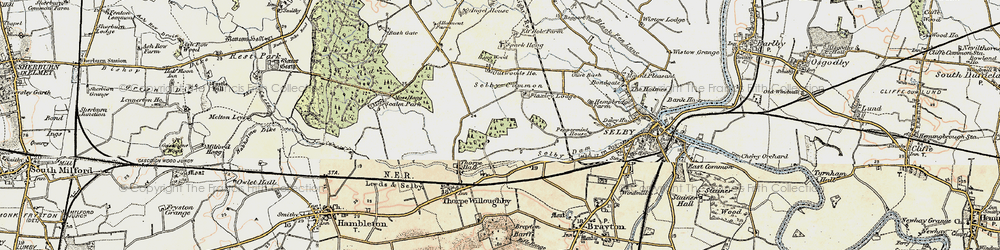 Old map of Thorpe Wood in 1903