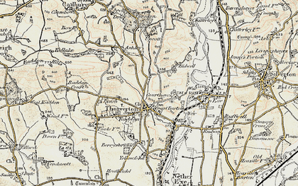 Old map of Bidwell in 1898-1900